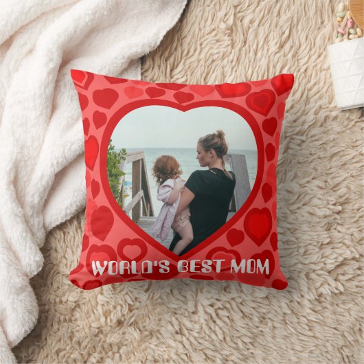 あなた自身のハートによって組み立てられる写真を作成して下さい クッション (ブランケット)