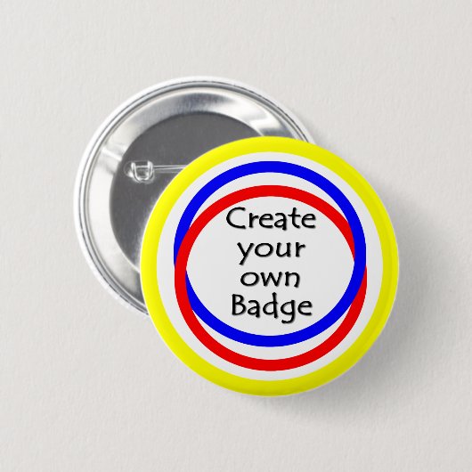 あなた自身のバッジを作成して下さい 缶バッジ (正面&裏面)