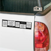 あなた自身のバンパーステッカーを作成して下さい バンパーステッカー (トラック上)