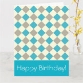 あなた自身のバースデー・カードを作成して下さい カード (黄色い花)