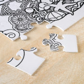 あなた自身のパズルの曼荼羅を着色して下さい ジグソーパズル (側面)