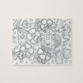 あなた自身のパズルを着色して下さい ジグソーパズル (横)