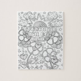 あなた自身のパズルを着色して下さい ジグソーパズル