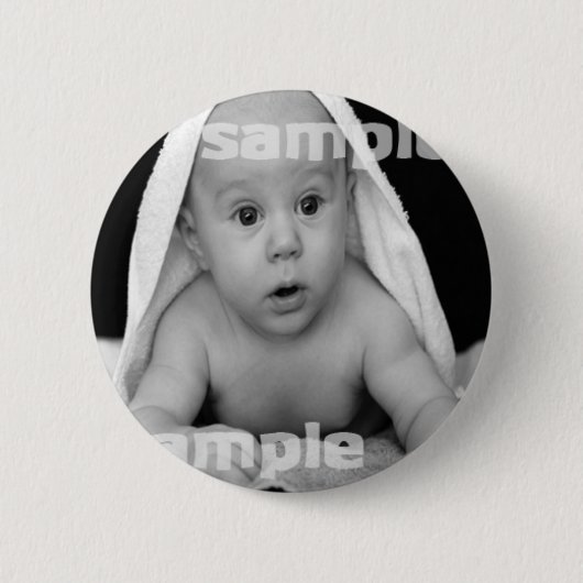 あなた自身のパーソナライズなカスタムを作って下さい 缶バッジ (正面)