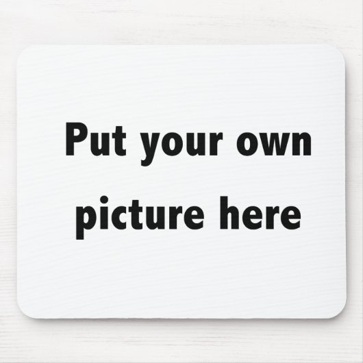 あなた自身のパーソナライズなマウスパッドを作成して下さい マウスパッド (正面)