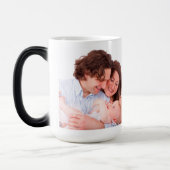 あなた自身のパーソナライズな写真を作成して下さい モーフィングマグカップ (左)