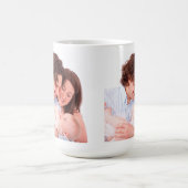 あなた自身のパーソナライズな写真を作成して下さい モーフィングマグカップ (中央)