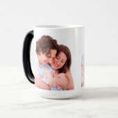 あなた自身のパーソナライズな写真を作成して下さい モーフィングマグカップ (正面左)