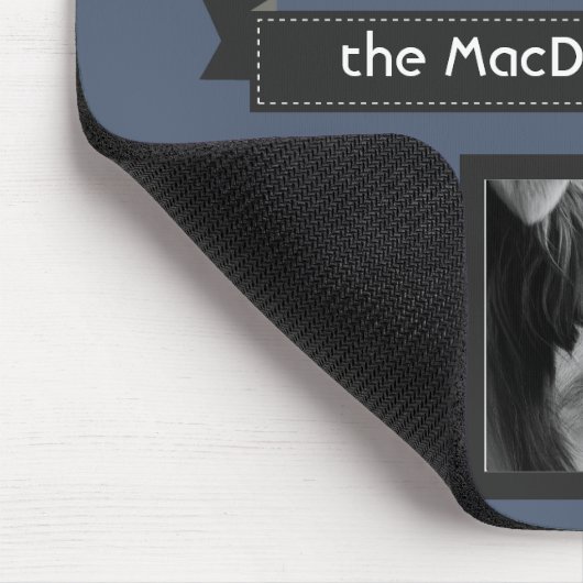 あなた自身のパーソナライズなInstagramの写真のコラージュを作って下さい マウスパッド (コーナー)