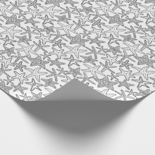 あなた自身のヒトデを着色して下さい ラッピングペーパー (角)