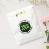 あなた自身のビジネス ロゴまたはアップロードしたデザインを追加する フェイバーバッグ (封をした状態)