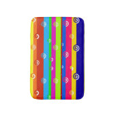 あなた自身のファンキー縞で飾ります作成して下さい バスマット (正面縦)