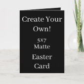 あなた自身のブラックイースターを作成 カード (正面)
