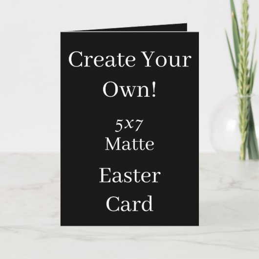 あなた自身のブラックイースターを作成 カード (正面)