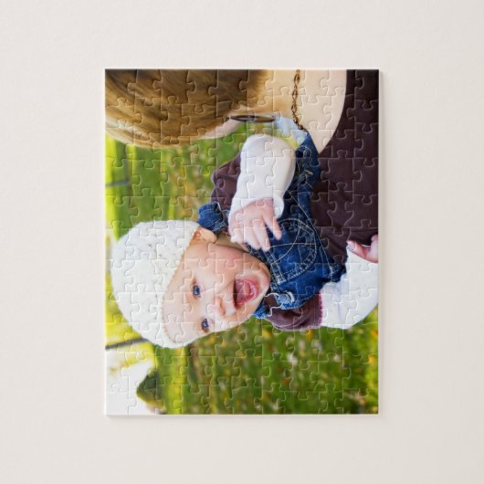 あなた自身のベビーの写真のジグソーパズルの記念品を作成して下さい ジグソーパズル (縦)