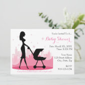 あなた自身のベビーシャワーの招待状を作成して下さい 招待状 (スタンド正面)
