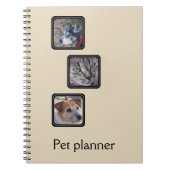 あなた自身のペットプランナーを作成して下さい ノートブック (正面)