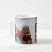 あなた自身のペットマグを作成して下さい コーヒーマグカップ (正面左)