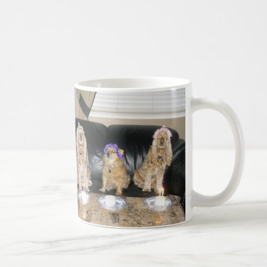 あなた自身のペットマグを作成して下さい コーヒーマグカップ (右)