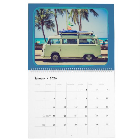 あなた自身のペット写真および家族写真を作成して下さい カレンダー (1月 2026)