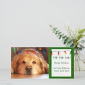 あなた自身のペット写真の休日カードを作成して下さい シーズンカード (スタンド正面)