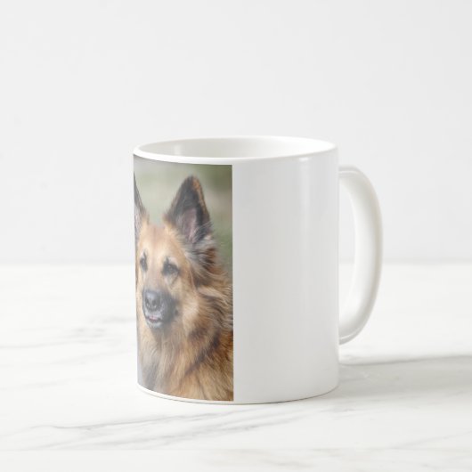 あなた自身のペット写真を作成して下さい コーヒーマグカップ (正面右)