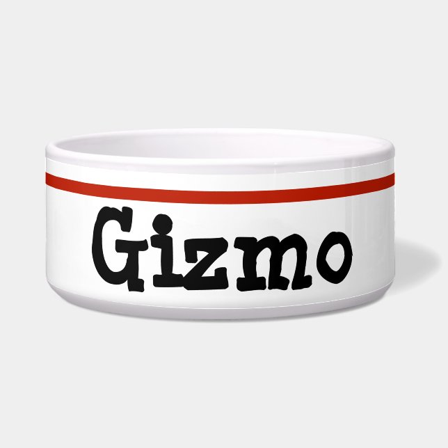 あなた自身のペット皿を作成して下さい ボウル (正面)