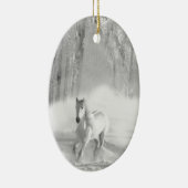 あなた自身のペット馬を作成して下さい セラミックオーナメント (右)