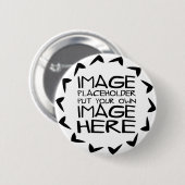 あなた自身のボタンを設計して下さい 缶バッジ (正面&裏面)