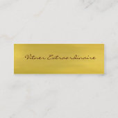 あなた自身のボトルの名刺を持って来て下さい スキニー名刺 (裏面)