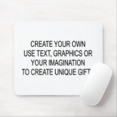 あなた自身のマウスマットを作成して下さい マウスパッド (マウス)