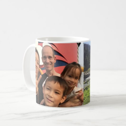 あなた自身のマグを作成して下さい コーヒーマグカップ (正面左)