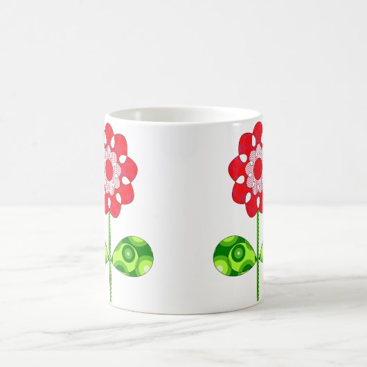 あなた自身のマグを着色して下さい! コーヒーマグカップ (中央)