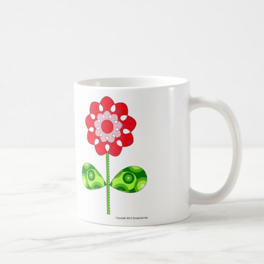 あなた自身のマグを着色して下さい! コーヒーマグカップ (右)