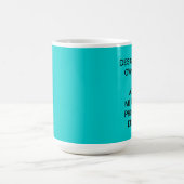 あなた自身のマグを設計して下さい コーヒーマグカップ (中央)