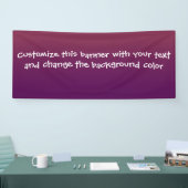 あなた自身のメッセージの旗を加えて下さい 横断幕 (トレードショー)