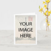 あなた自身のメッセージカードを作成して下さい カード (黄色い花)