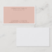 あなた自身のモダンでシンプルでエレガントな平野を作成して下さい 名刺 (正面/裏面)