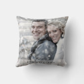 あなた自身のモダンな写真のカスタムを作成して下さい クッション (裏面)