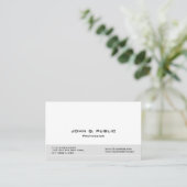 あなた自身のモダンな専門のエレガント作成して下さい 名刺 (スタンド正面)