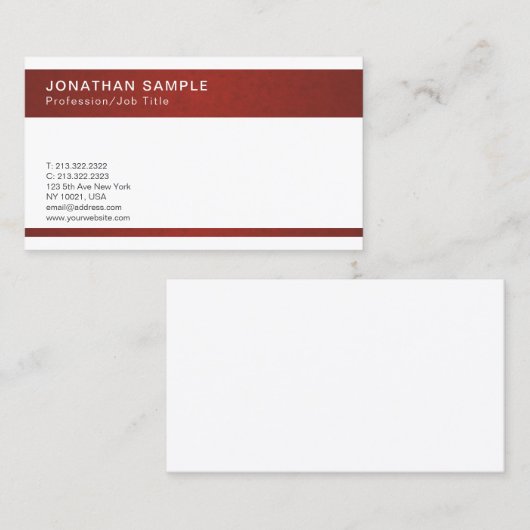 あなた自身のモダンによって複雑にされるデザインを作成して下さい 名刺 (正面/裏面)