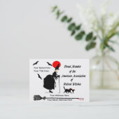 あなた自身のユーモアのあるなテレホンカードを個人化して下さい コーリングカード (スタンド正面)