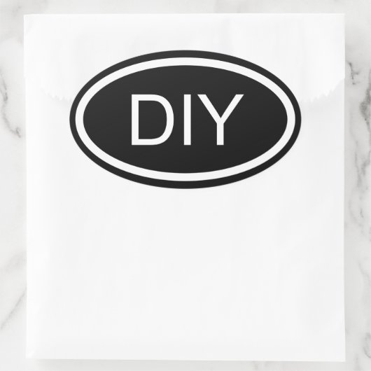 あなた自身のヨーロッパのスタイルの楕円形のステッカーを設計して下さい 楕円形シール (バッグ)