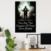 あなた自身のリアリティウォールアートのクリエイターである ポスター (ホームオフィス)