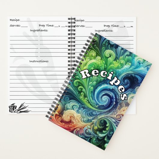 あなた自身のレシピ本 ノートブック (内側)
