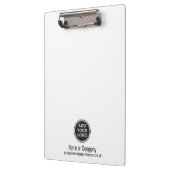 あなた自身のロゴおよび文字ビジネスを加えて下さい クリップボード (左)