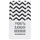 あなた自身のロゴを作成して下さい スモールペーパーバッグ (正面)