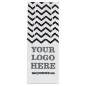 あなた自身のロゴを作成して下さい ワインギフトバッグ (正面)