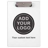 あなた自身のロゴビジネスを加えて下さい クリップボード (正面)
