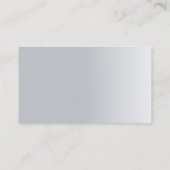 あなた自身の上品でモダンな優れた絹の豪華作成して下さい 名刺 (裏面)